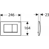 Клавиша смыва GEBERIT DELTA30 115.137.11.1 белый глянец
