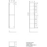 Шкаф-пенал GEBERIT ACANTO 500,619.JL.2 40 см