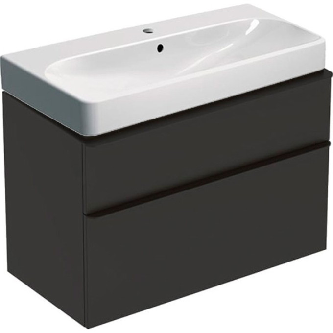 Тумба с умывальником GEBERIT SMYLE SQUARE 500.251.01.1+ 500,354.JK.1 90 см